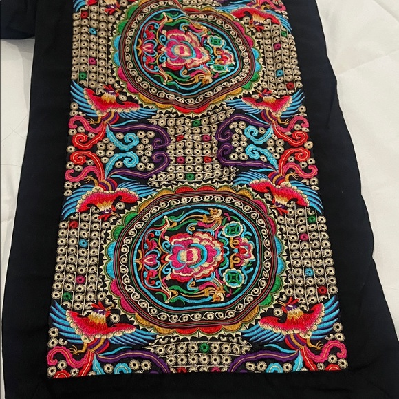 Colorful Embroidered Table Runner - Picture 2 of 2